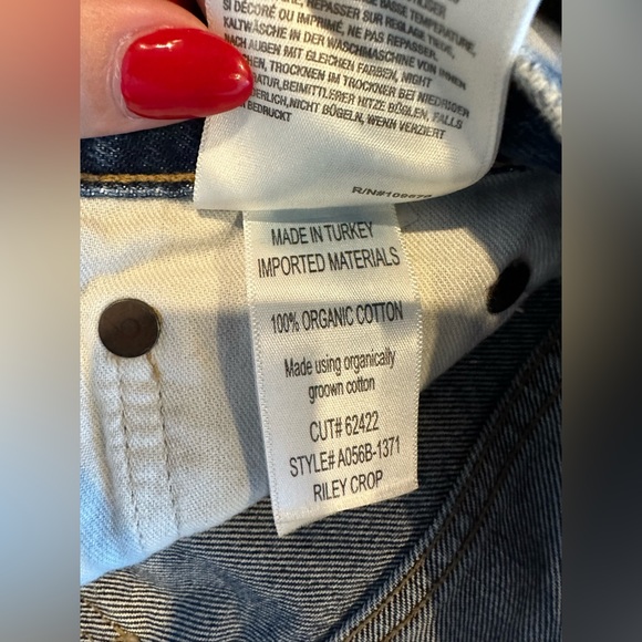 Agolde Riley Crop Jeans - Picture 6 of 7